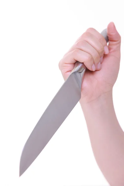 Brandished a knife　 — Stock Photo, Image